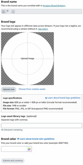 Amazon Posts Brand Profile