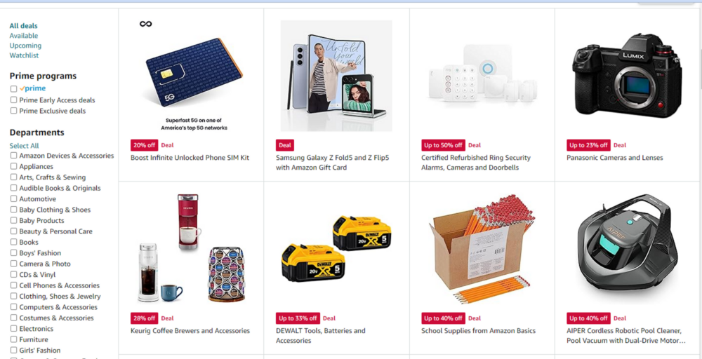 PEAS Lightning Deals