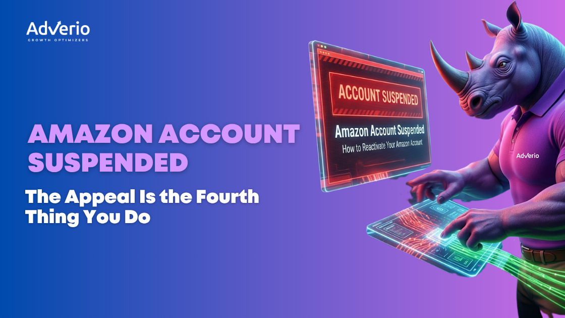 Amazon account suspended notification in Seller Central