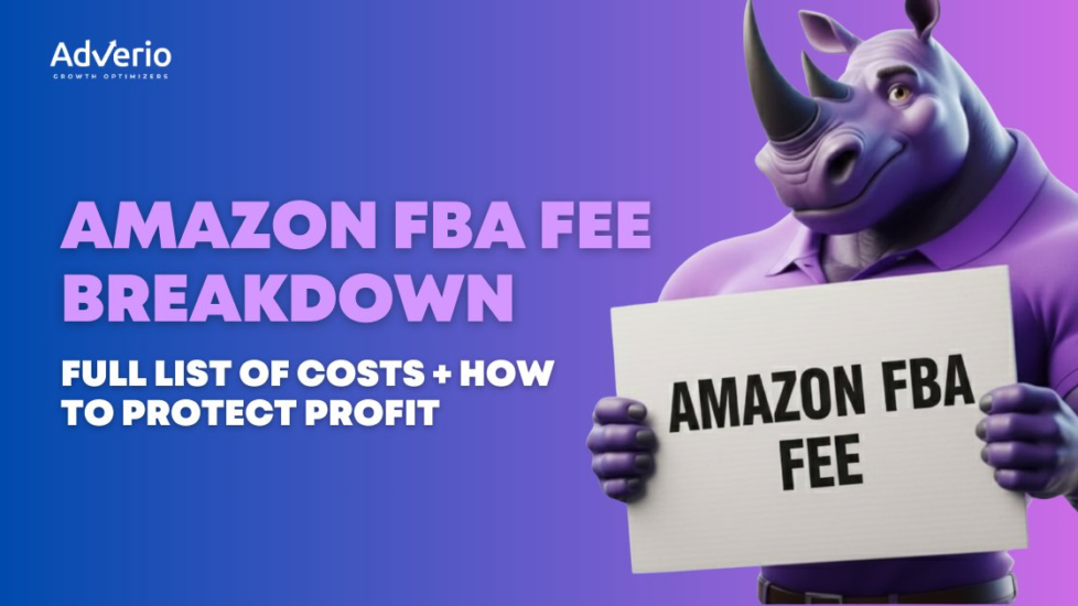 Adverio - amazon fba fee breakdown rhino sign
