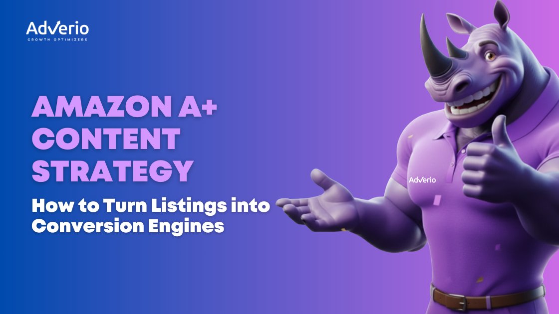 Adverio - amazon a plus content rhino mascot