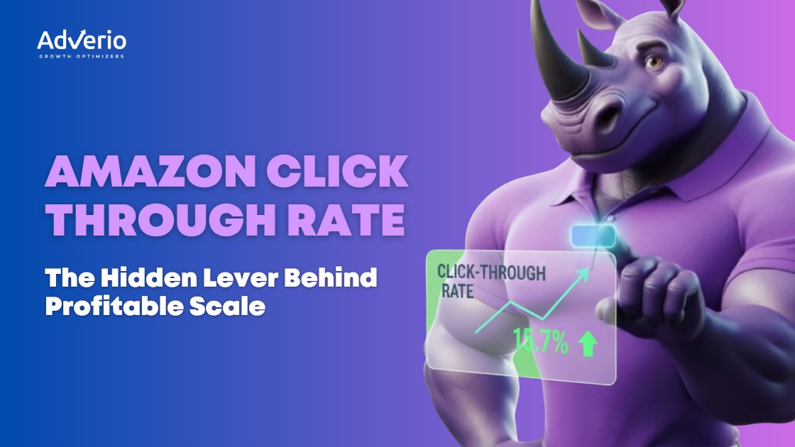 Amazon Click-Through Rate: The Hidden Lever Behind Profitable Scale 10 Amazon click-through rate optimization illustration showing product CTR growth concept