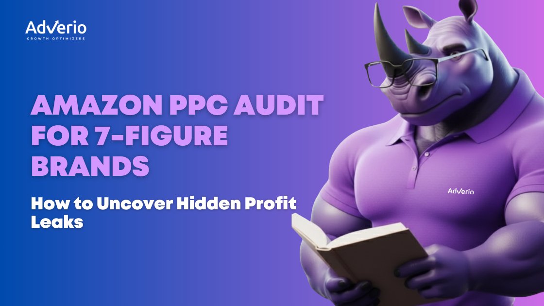 Adverio - data driven amazon ppc audit rhino reading
