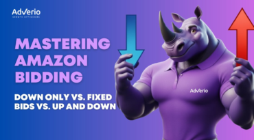 Amazon Bidding Strategies: Down Only vs Fixed vs Up & Down (Profit Playbook) 67 Adverio - down only vs fixed bids vs up and down bidding amazon rhino bidding