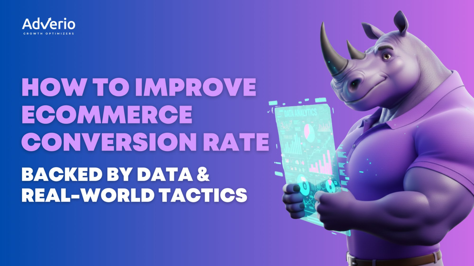 Adverio - how to improve ecommerce conversion rate rhino analytics