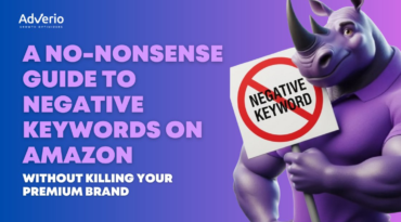 Adverio - negative keywords amazon negative keyword