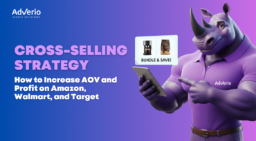 Cross-Selling Strategy: How to Increase AOV and Profit on Amazon, Walmart, and Target 1 Cross-selling strategy concept showing ecommerce growth and increased average order value (AOV)