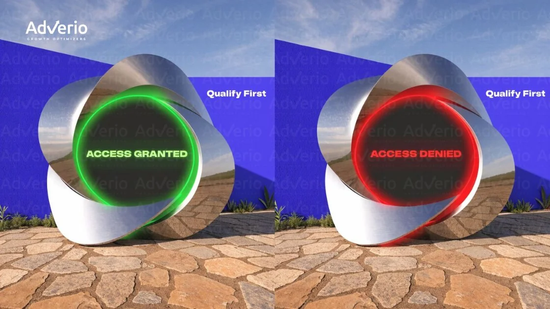 Amazon Buy Box Algorithm: What Determines Who Wins & Loses 22 Two metallic sculptures, one green 'ACCESS GRANTED' and one red 'ACCESS DENIED', representing qualification outcomes.