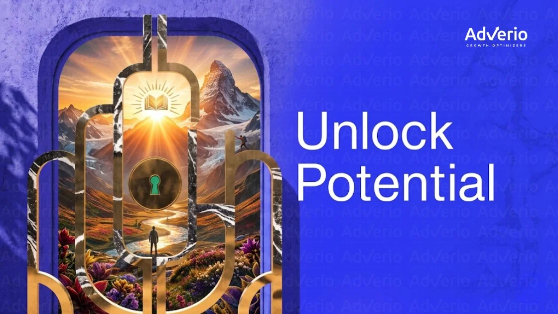 DTC Amazon Integration: How to Scale Amazon Without Cannibalizing DTC Profit 20 A stylized archway opens to a vibrant landscape with mountains, a river, a glowing book, and a keyhole, symbolizing unlocking potential.