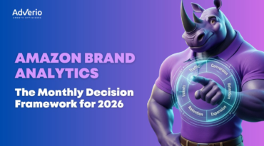 Amazon Brand Analytics monthly decision framework guide cover for 2026