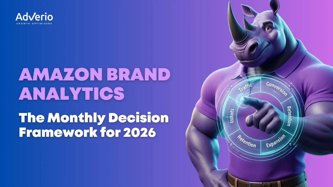 Amazon Brand Analytics monthly decision framework guide cover for 2026