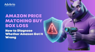 Amazon Price Matching Buy Box Loss: How to Diagnose Whether Amazon Got It Wrong 1 Adverio - amazon price matching buy box loss warning shield