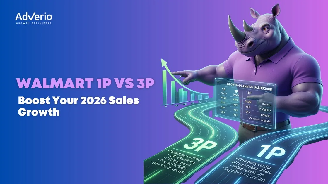 Adverio - walmart 1p vs 3p growth planning