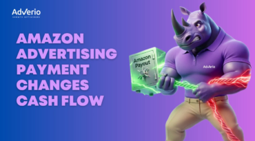 Adverio - amazon advertising payment changes cash flow rhino safe